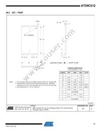 AT29C512-90TU-T Datasheet Page 17