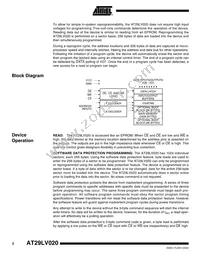 AT29LV020-12TI-T Datasheet Page 2