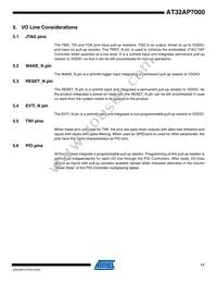 AT32AP7000-CTUR Datasheet Page 17