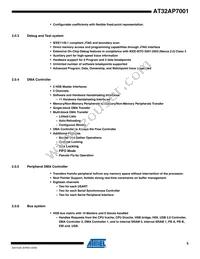 AT32AP7001-ALUT Datasheet Page 5