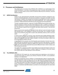 AT32UC3A0512AU-ALTRA Datasheet Page 21