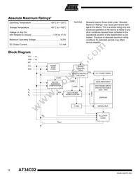 AT34C02-10TU-1.8 Datasheet Page 2