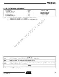 AT34C02BY6-10YH-1.7 Datasheet Page 15