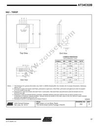 AT34C02BY6-10YH-1.7 Datasheet Page 17