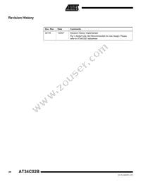 AT34C02BY6-10YH-1.7 Datasheet Page 20