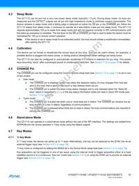 AT42QT1110-MZ Datasheet Page 18