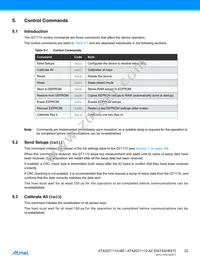 AT42QT1110-MZ Datasheet Page 22