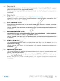 AT42QT1110-MZ Datasheet Page 23