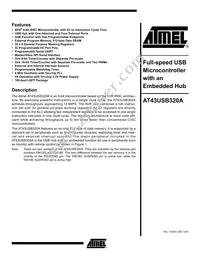 AT43USB320A-AC Datasheet Cover