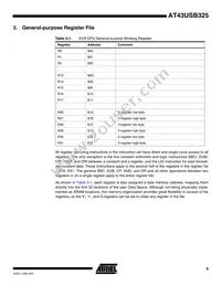 AT43USB325E-AU Datasheet Page 9