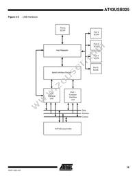 AT43USB325E-AU Datasheet Page 19