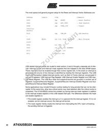 AT43USB325E-AU Datasheet Page 22