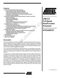 AT43USB370E-AC Datasheet Cover