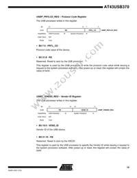 AT43USB370E-AC Datasheet Page 19