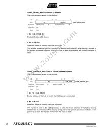 AT43USB370E-AC Datasheet Page 20