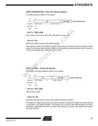 AT43USB370E-AC Datasheet Page 21
