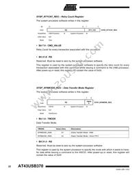 AT43USB370E-AC Datasheet Page 22