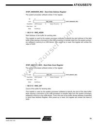 AT43USB370E-AC Datasheet Page 23