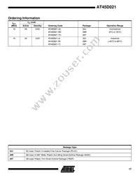 AT45D021-TI Datasheet Page 17