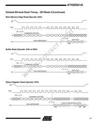 AT45D041A-TI Datasheet Page 21