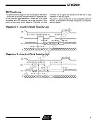AT45D081-TI Datasheet Page 7