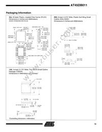 AT45DB011-XI Datasheet Page 19