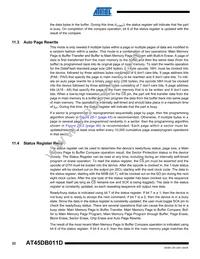 AT45DB011D-SSH-T Datasheet Page 22