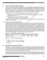 AT45DB021D-MH-T Datasheet Page 21