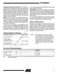 AT45DB081-TI Datasheet Page 5