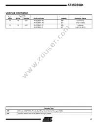 AT45DB081-TI Datasheet Page 17