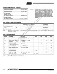 AT45DB081B-CNI Datasheet Page 12