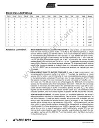 AT45DB1282-TI Datasheet Page 6