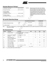 AT45DB161B-CNC-2.5 Datasheet Page 12