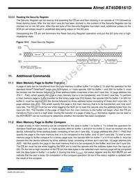 AT45DB161D-CCU Datasheet Page 19