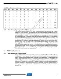 AT45DB321C-TC Datasheet Page 7