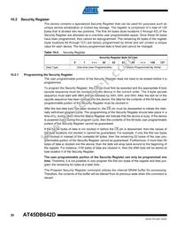 AT45DB642D-CU Datasheet Page 20