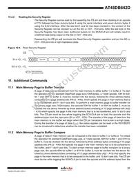 AT45DB642D-TU-SL383 Datasheet Page 21