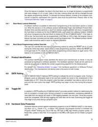 AT49BV001ANT-55VU Datasheet Page 5