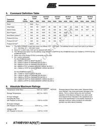 AT49BV001ANT-55VU Datasheet Page 6