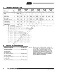 AT49BV040A-90VU-T Datasheet Page 6