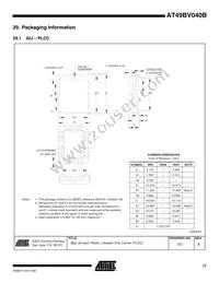 AT49BV040B-VU Datasheet Page 17