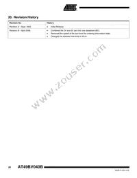 AT49BV040B-VU Datasheet Page 20