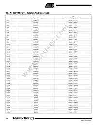 AT49BV160CT-70CU Datasheet Page 18