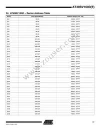 AT49BV160DT-70TU-T Datasheet Page 17