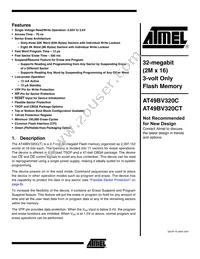 AT49BV320C-70TU Datasheet Cover