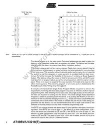 AT49BV3218T-90TI Datasheet Page 2