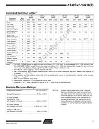 AT49BV3218T-90TI Datasheet Page 7