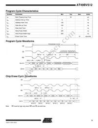 AT49BV512-90VC Datasheet Page 9