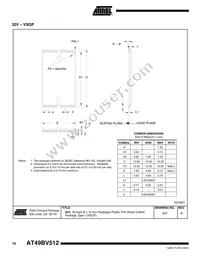 AT49BV512-90VC Datasheet Page 16