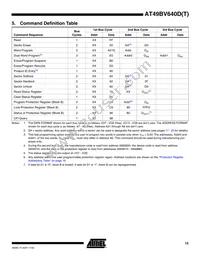 AT49BV640DT-70CU Datasheet Page 15